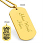 ENGRAVED DOG TAG - Thank you hero