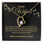 MY WIFE | FOREVER LOVE NECKLACE | CHRISTMAS Black