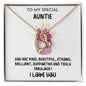AUNTIE | FOREVER LOVE | WHITE & PINK BOUQUET
