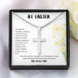 Easter | Stainless Cross | White