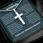MY HUSBAND | SS CROSS NECKLACE | D. GREEN