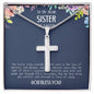 Sister | Easter | Stainless Cross | N.blue