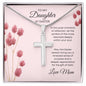 Daughter | Easter | Stainless Cross Necklace | P.Pink