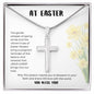 Easter | Stainless Cross | White