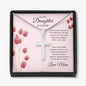 Daughter | Easter | Stainless Cross Necklace | P.Pink