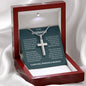 MY HUSBAND | SS CROSS NECKLACE | D. GREEN