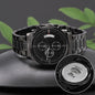 BEST DADDY EVER | ENGRAVED BLACK CHRONOGRAPH WATCH