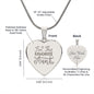 AUNT | ENGRAVED HEART NECKLACE