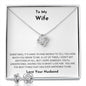 WIFE | LOVE KNOT EARRINGS & NECKLACE