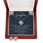 DAUGHTER | LOVE KNOT EARRINGS AND NECKLACE | D.BLUE