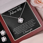 FUTURE WIFE | LOVE KNOT | NECKLACE & EARRINGS