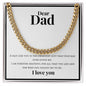 DEAR DAD | CUBAN LINK | BLACK BDR