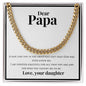 DEAR PAPA | CUBAN LINK | WHITE