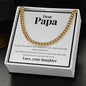 DEAR PAPA | CUBAN LINK | WHITE