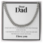 DEAR DAD | CUBAN LINK | BLACK BDR