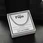 DEAR PAPA | CUBAN LINK | WHITE