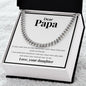 DEAR PAPA | CUBAN LINK | WHITE