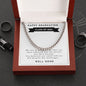 HAPPY GRADUATION | CUBAN LINK | WHITE