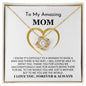 AMAZING MOM | LOVE KNOT | GOLD HEART