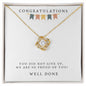 CONGRATULATIONS | LOVE KNOT | WHITE