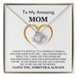 AMAZING MOM | LOVE KNOT | GOLD HEART