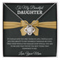 BEAUTIFUL DAUGHTER | LOVE KNOT | BLACK &GOLD BOW