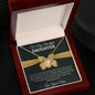 BEAUTIFUL DAUGHTER | LOVE KNOT | BLACK &GOLD BOW