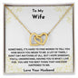 WIFE | INTERLOCK HEARTS | WHITE FLORAL