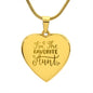 AUNT | ENGRAVED HEART NECKLACE