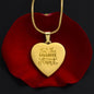 AUNT | ENGRAVED HEART NECKLACE