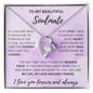SOULMATE | FOREVER LOVE NECKLACE | PURPLE