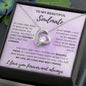 SOULMATE | FOREVER LOVE NECKLACE | PURPLE