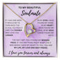 SOULMATE | FOREVER LOVE NECKLACE | PURPLE