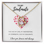SOULMATE | FOREVER LOVE | HEART | WHITE & RED