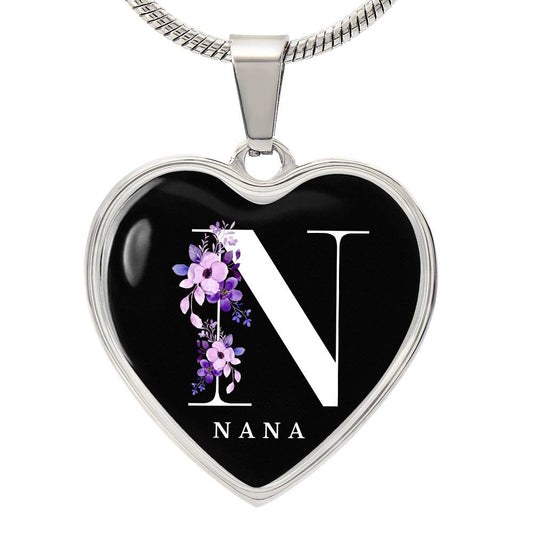 N Nana Heart Necklace & Weekender Tote