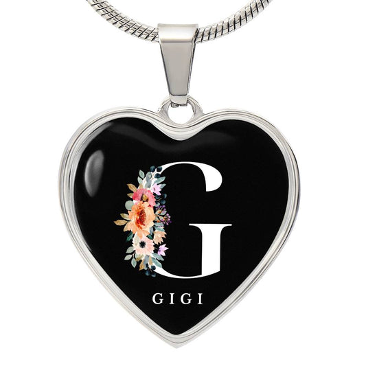 G Gigi Heart Necklace & Weekender Tote