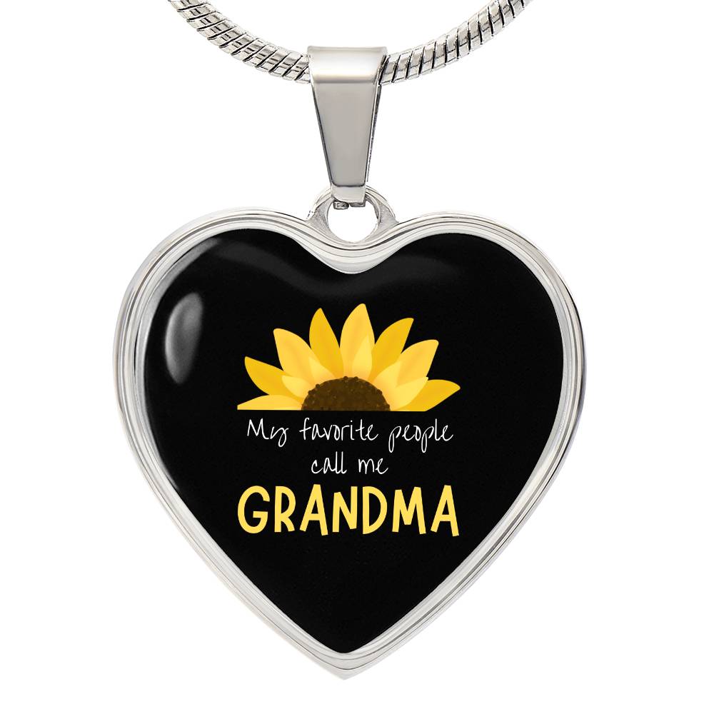 Grandma | Favorite People - Heart Necklace Weekender Tote Bag