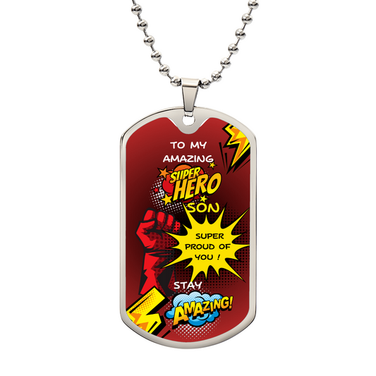 DOG TAG - Super Hero Son