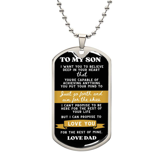 DOG TAG | Son | Black