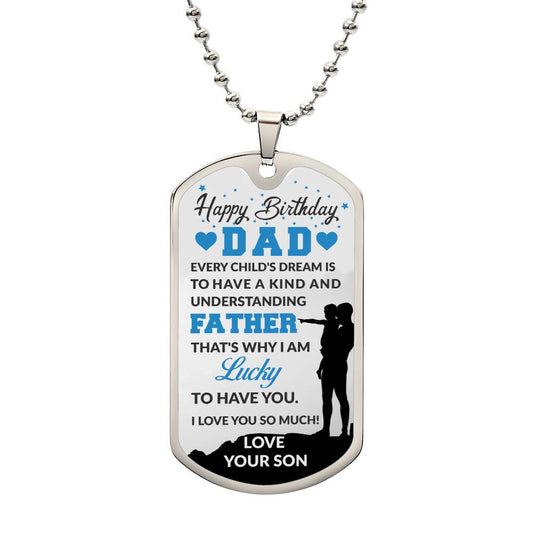 DOG TAG - DAD Lucky