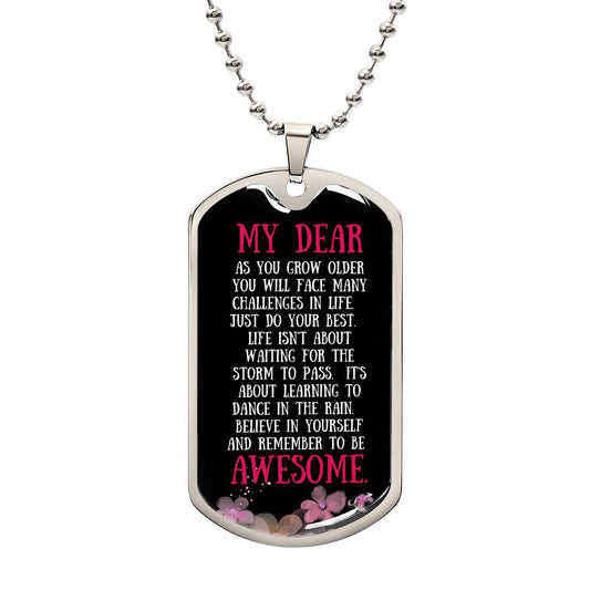 DOG TAG | Be Awesome