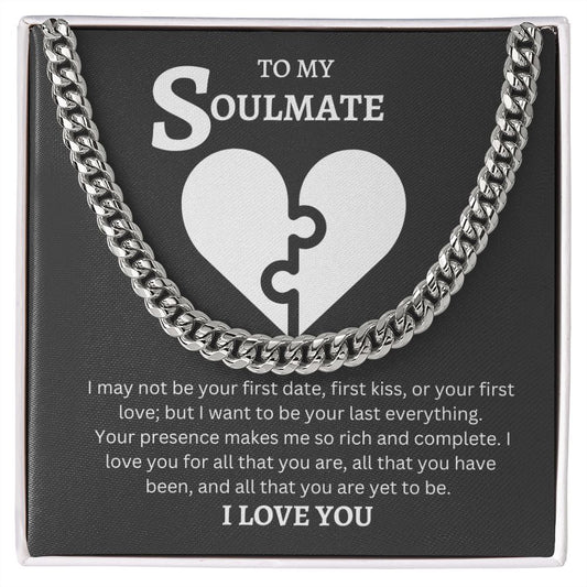 SOULMATE | CUBAN LINK NECKLACE | D. GREY