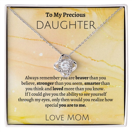 PRECIOUS DAUGHTER | LOVE KNOT | GOLD