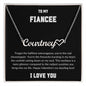 FIANCEE | Heart name necklace | Showstopper | Black