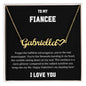 FIANCEE | Heart name necklace | Showstopper | Black
