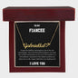 FIANCEE | Heart name necklace | Showstopper | Black