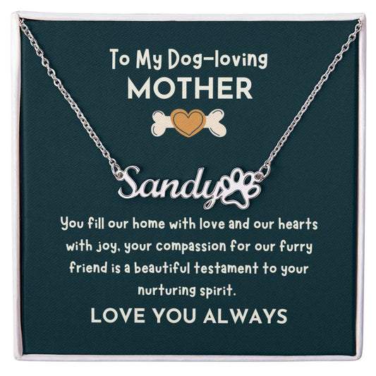 NAME NECKLACE | My Dog Loving Mother