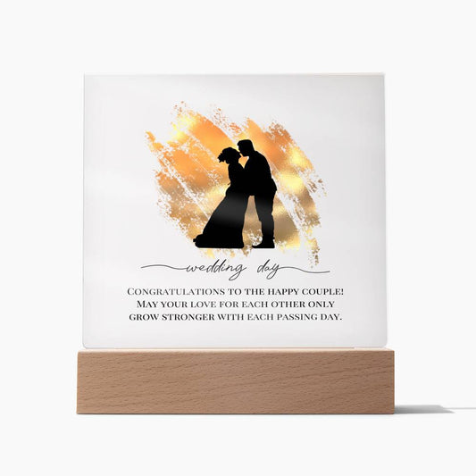 ACRYLIC PLAQUE - Wedding day