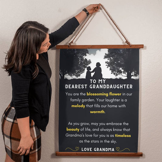 WALL TAPESTRY - Dearest Granddaughter