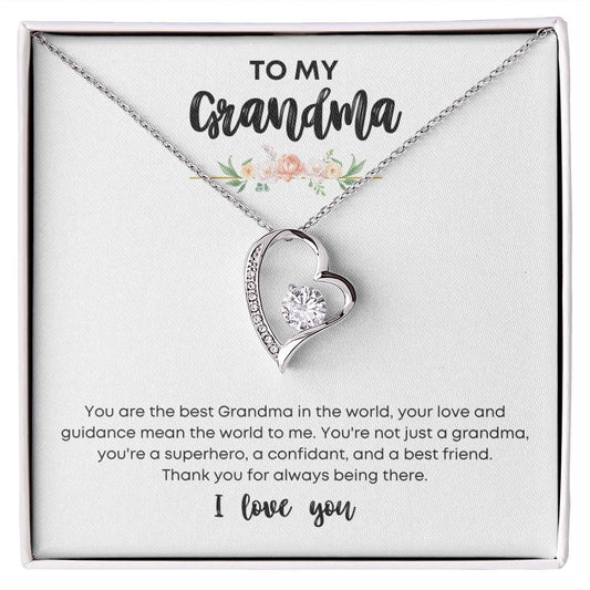 Grandma | Forever Love Necklace | White